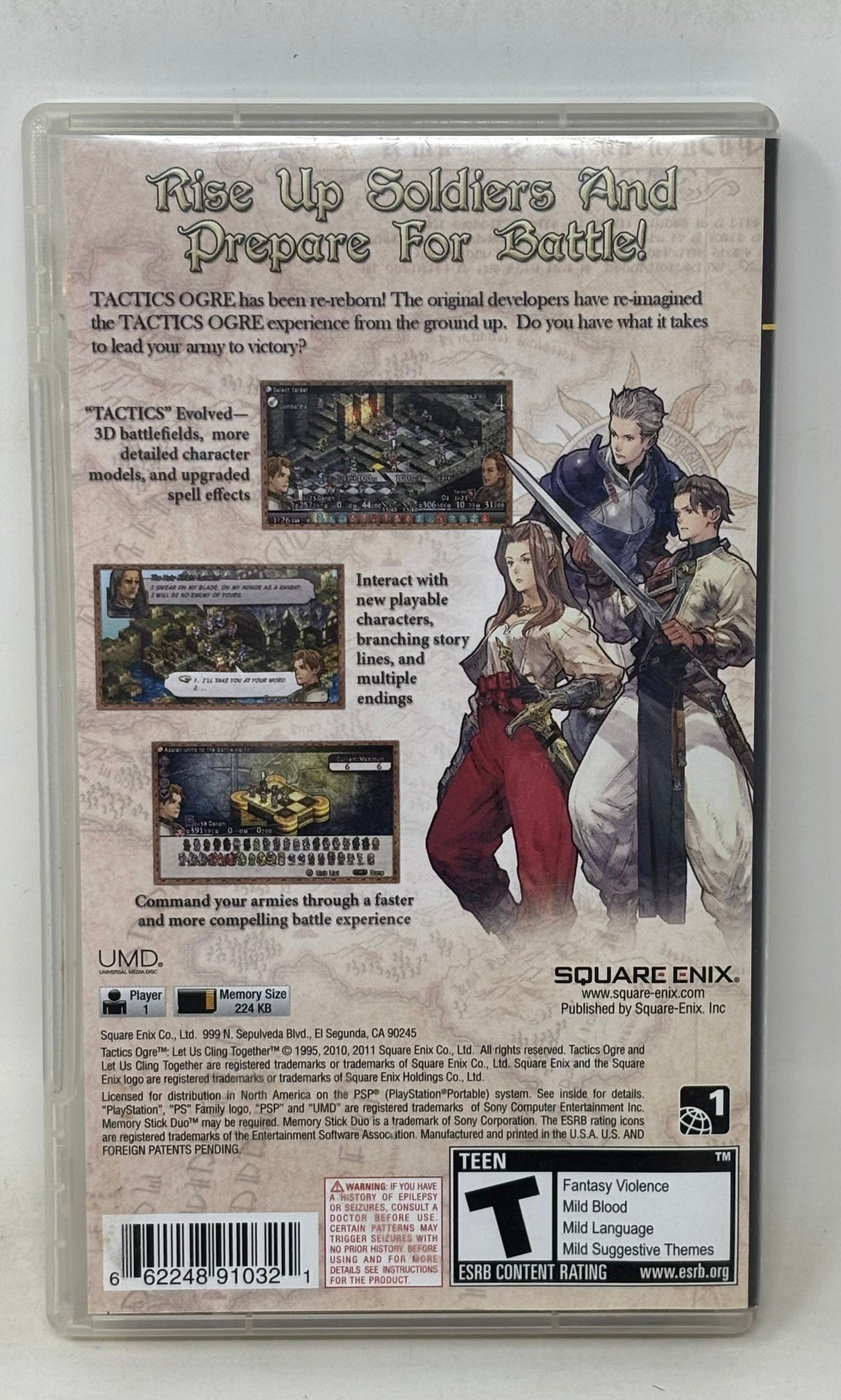 Sony PSP - Tactics Ogre: Let Us Cling Together - Complete