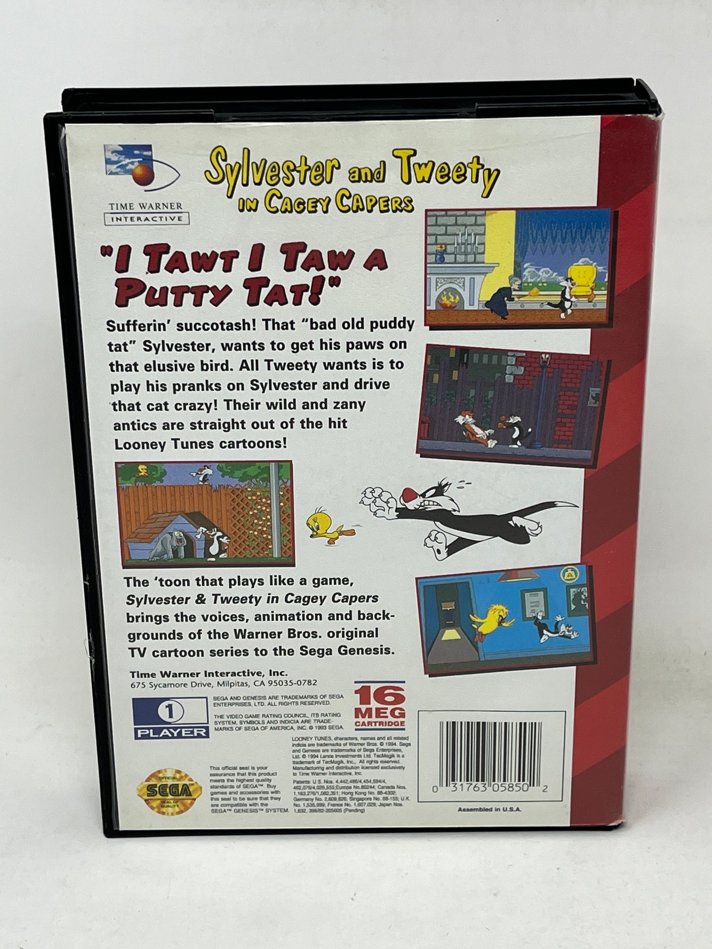 Sega Genesis - Sylvester and Tweety in Cagey Capers