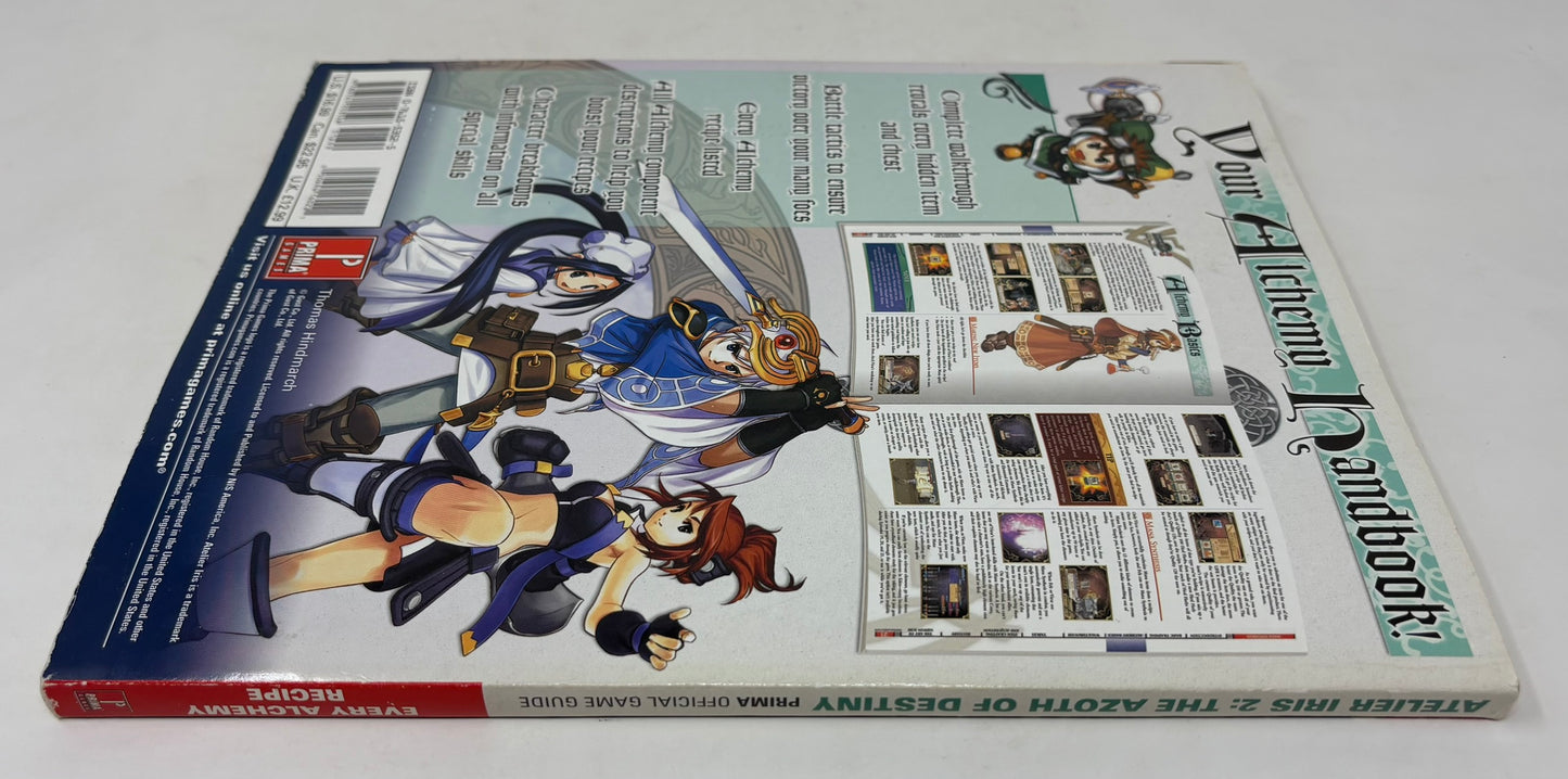 Atelier Iris 2: The Azoth of Destiny Prima Official Game Strategy Guide - PS2