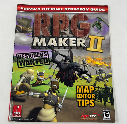 Sony PlayStation 2 - RPG Maker II Prima Official Strategy Guide