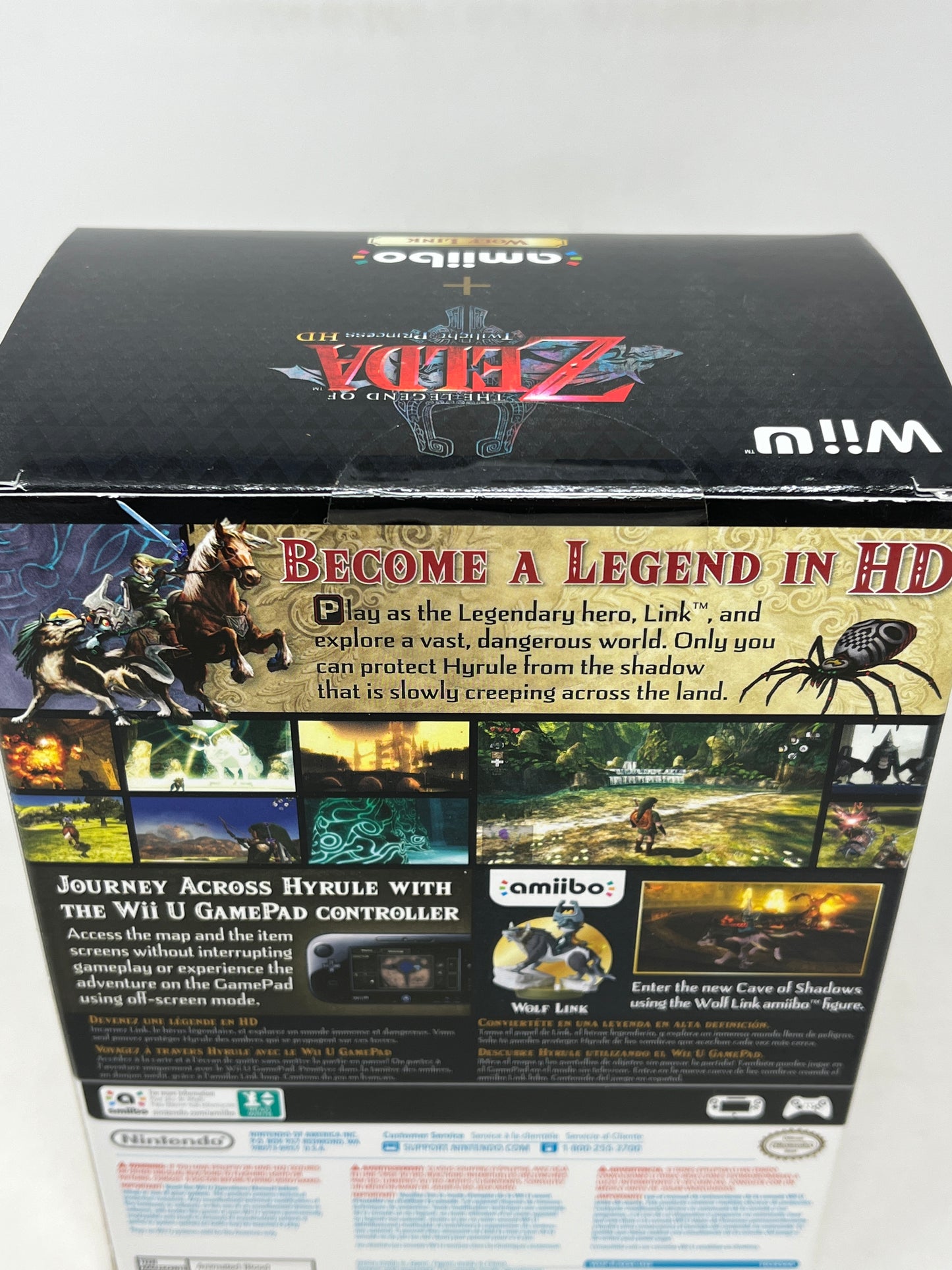 Nintendo Wii U - Zelda Twilight Princess HD Amiibo Bundle - Brand New