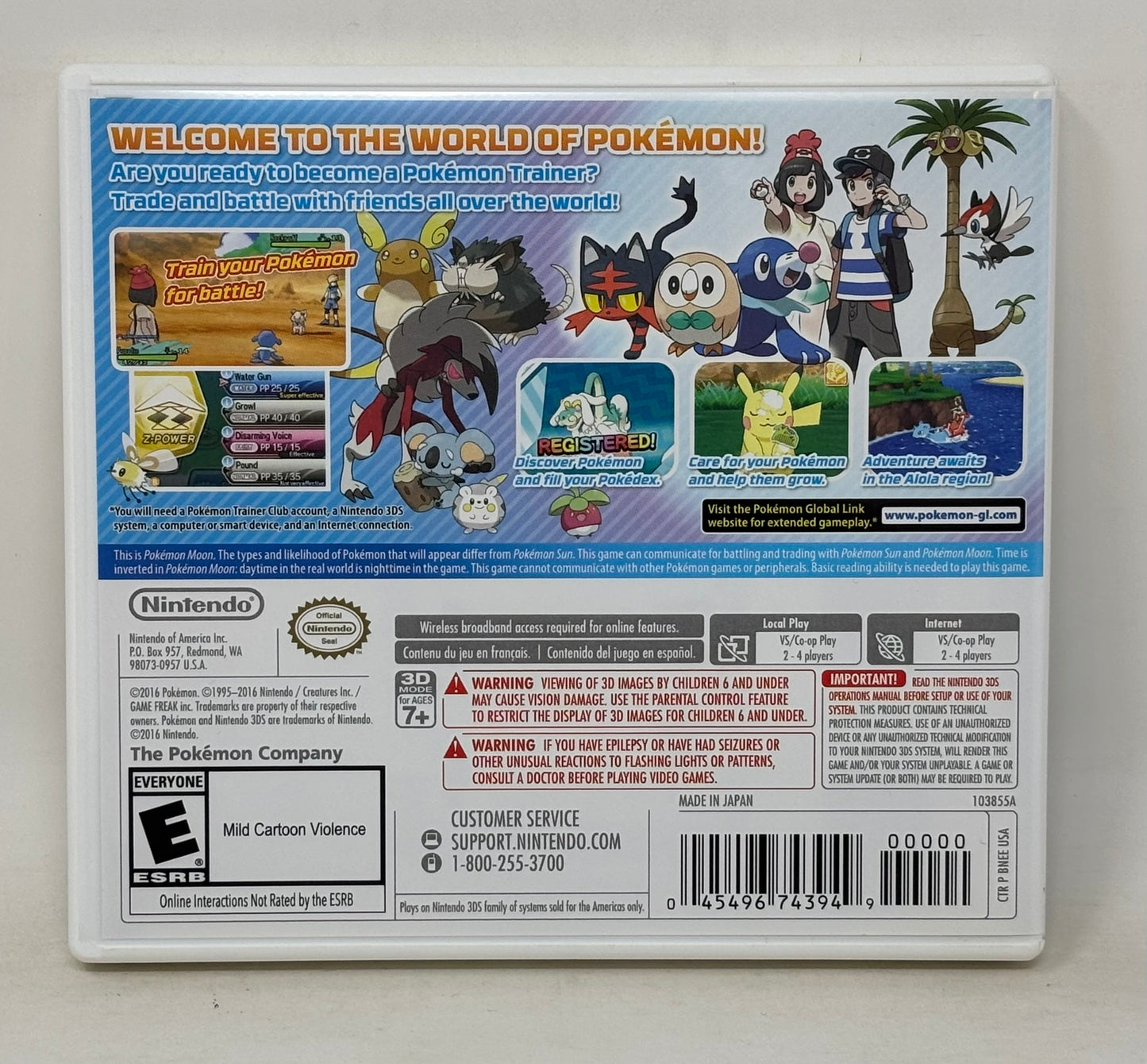Nintendo 3DS - Pokemon Moon