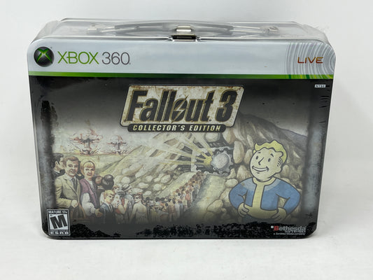 XBox 360 - Fallout 3 Collector's Edition Metal Tin Case - Sealed