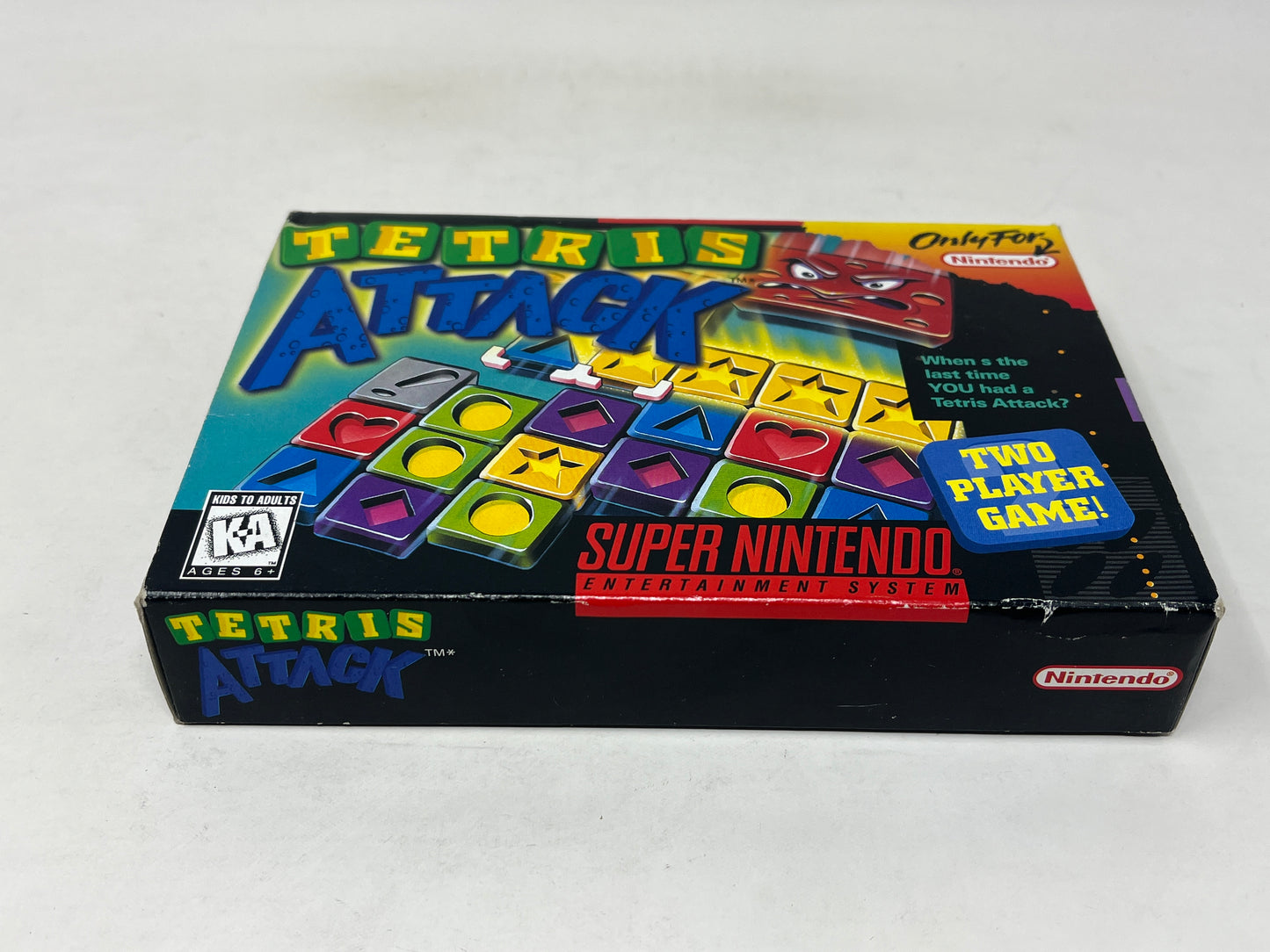 SNES Super Nintendo - Tetris Attack - In Box