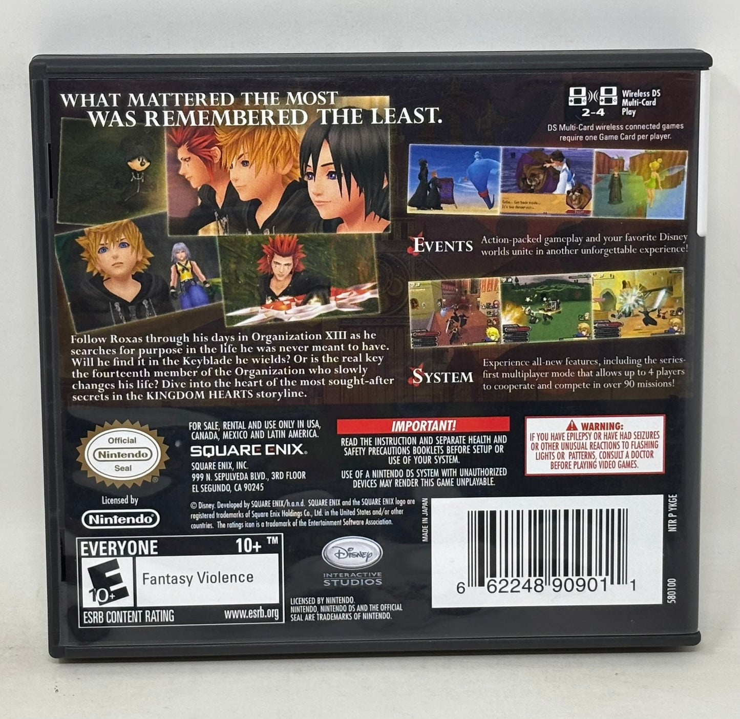 Nintendo DS - Kingdom Hearts 358/2 Days - Complete