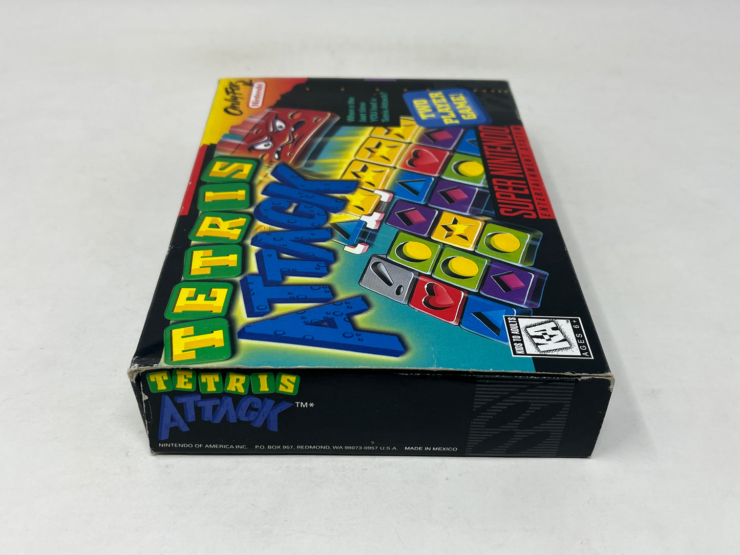 SNES Super Nintendo - Tetris Attack - In Box