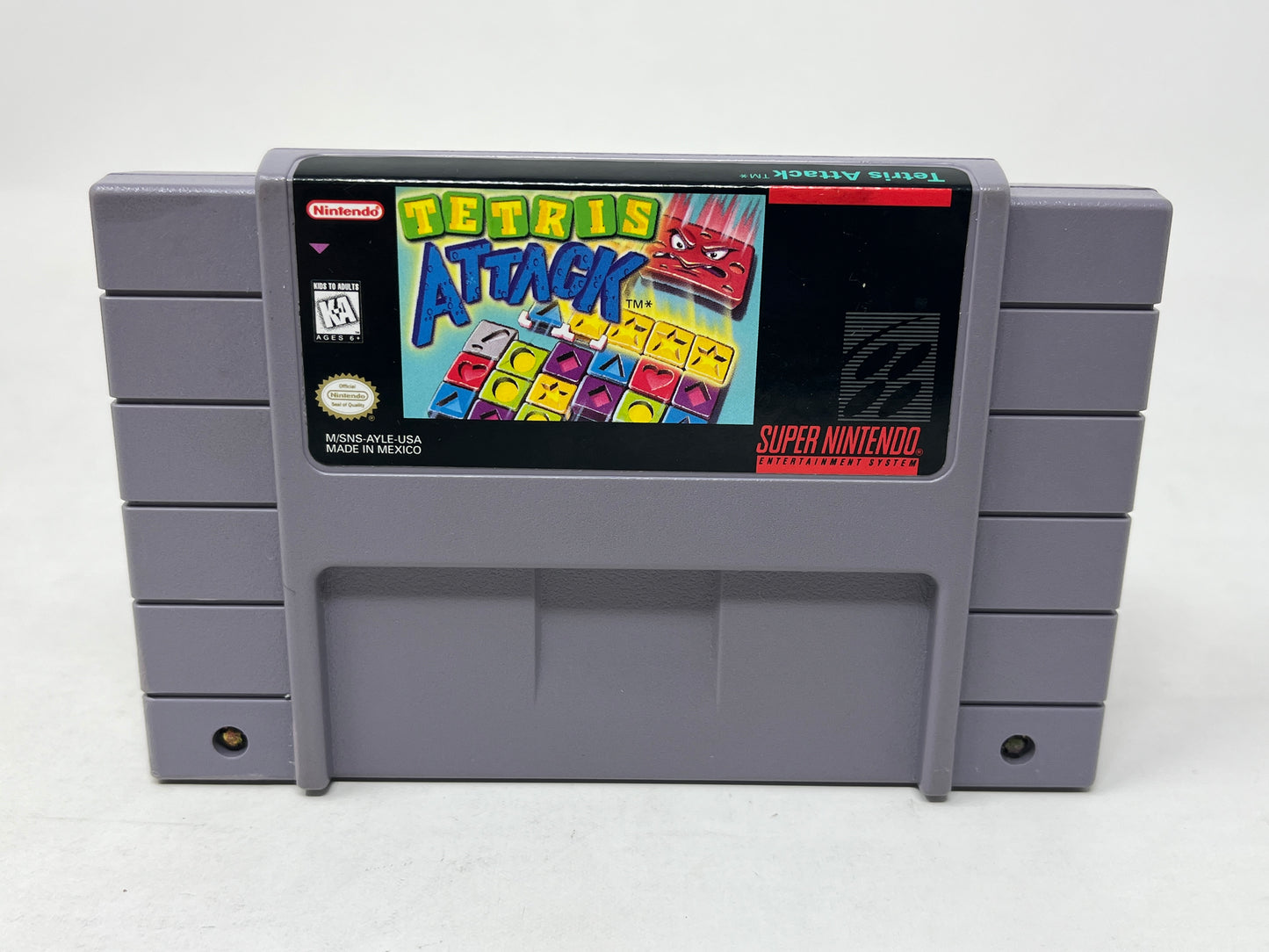 SNES Super Nintendo - Tetris Attack - In Box