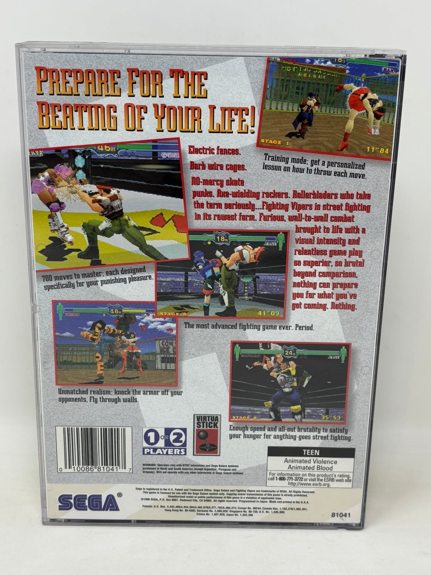 Sega Saturn - Fighting Vipers - Complete