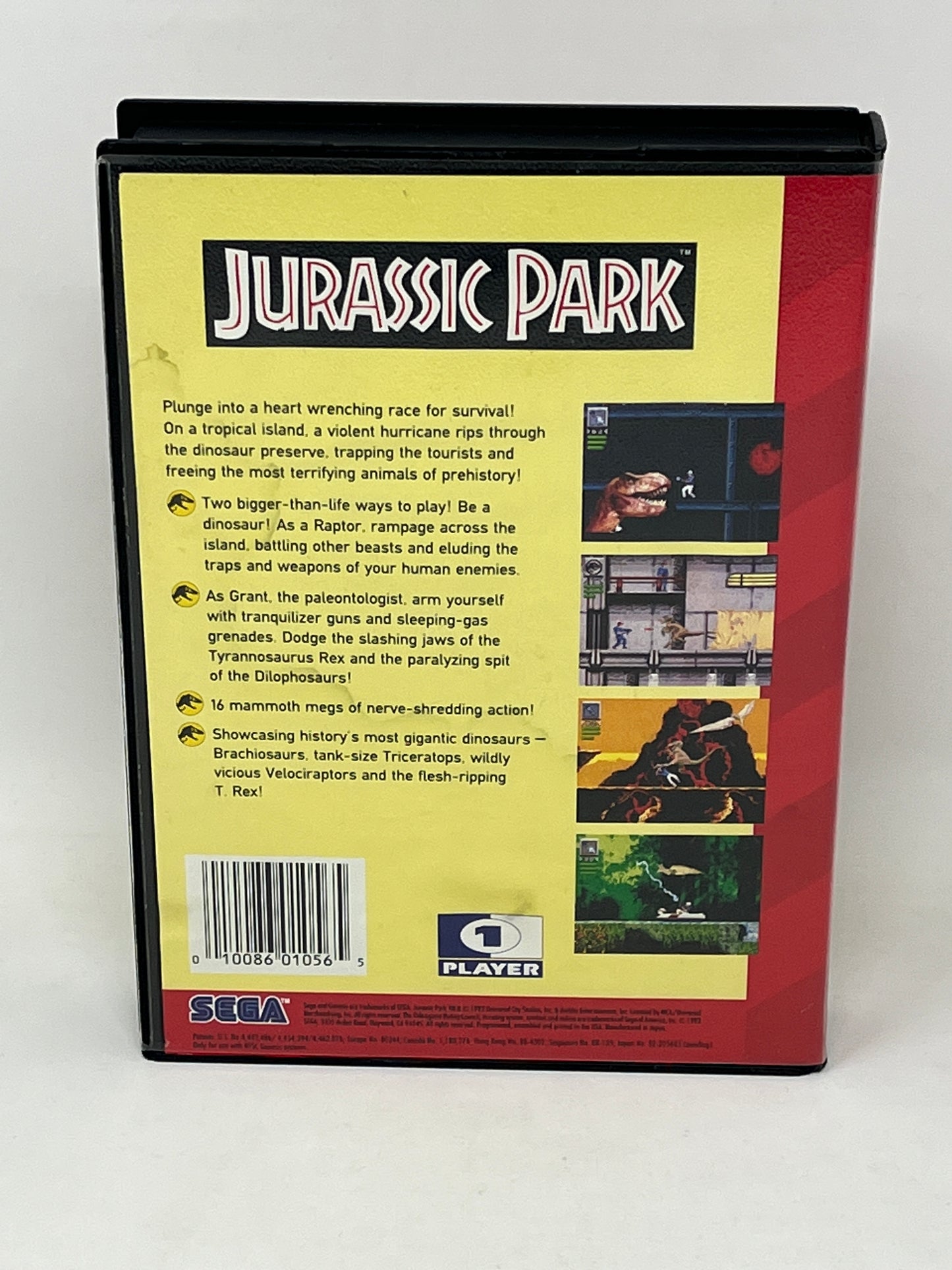 Sega Genesis - Jurassic Park - Complete