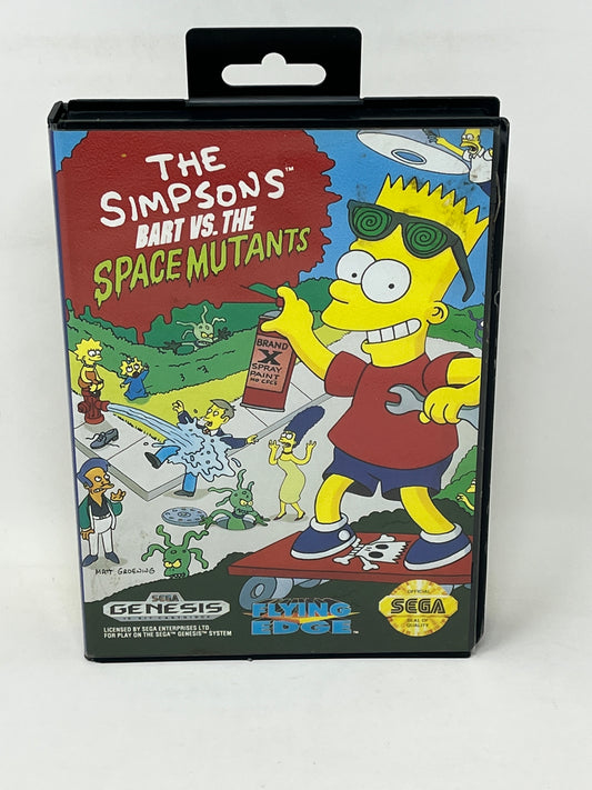 Sega Genesis - The Simpson's Bart Vs the Space Mutants