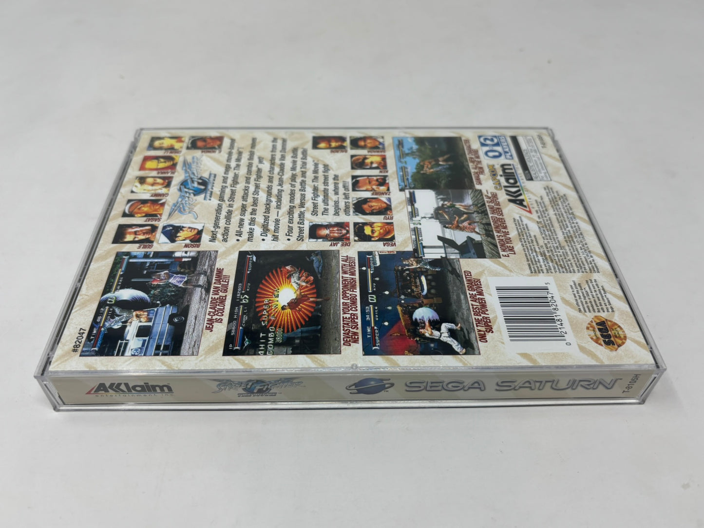 Sega Saturn - Street Fighter The Movie - Complete
