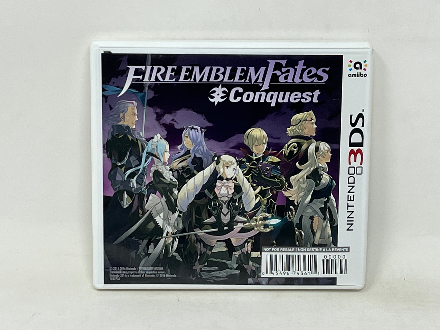 Nintendo 3DS - Fire Emblem Fates Birthright / Conquest (Not for Resale) Complete