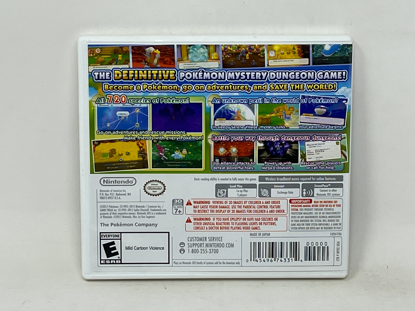 Nintendo 3DS - Pokemon Super Mystery Dungeon - Complete