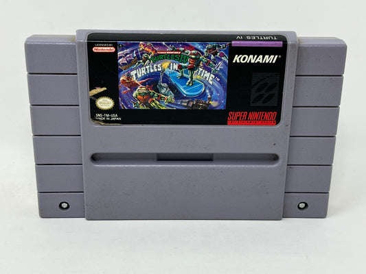 SNES Super Nintendo - TMNT IV 4 Turtles in Time