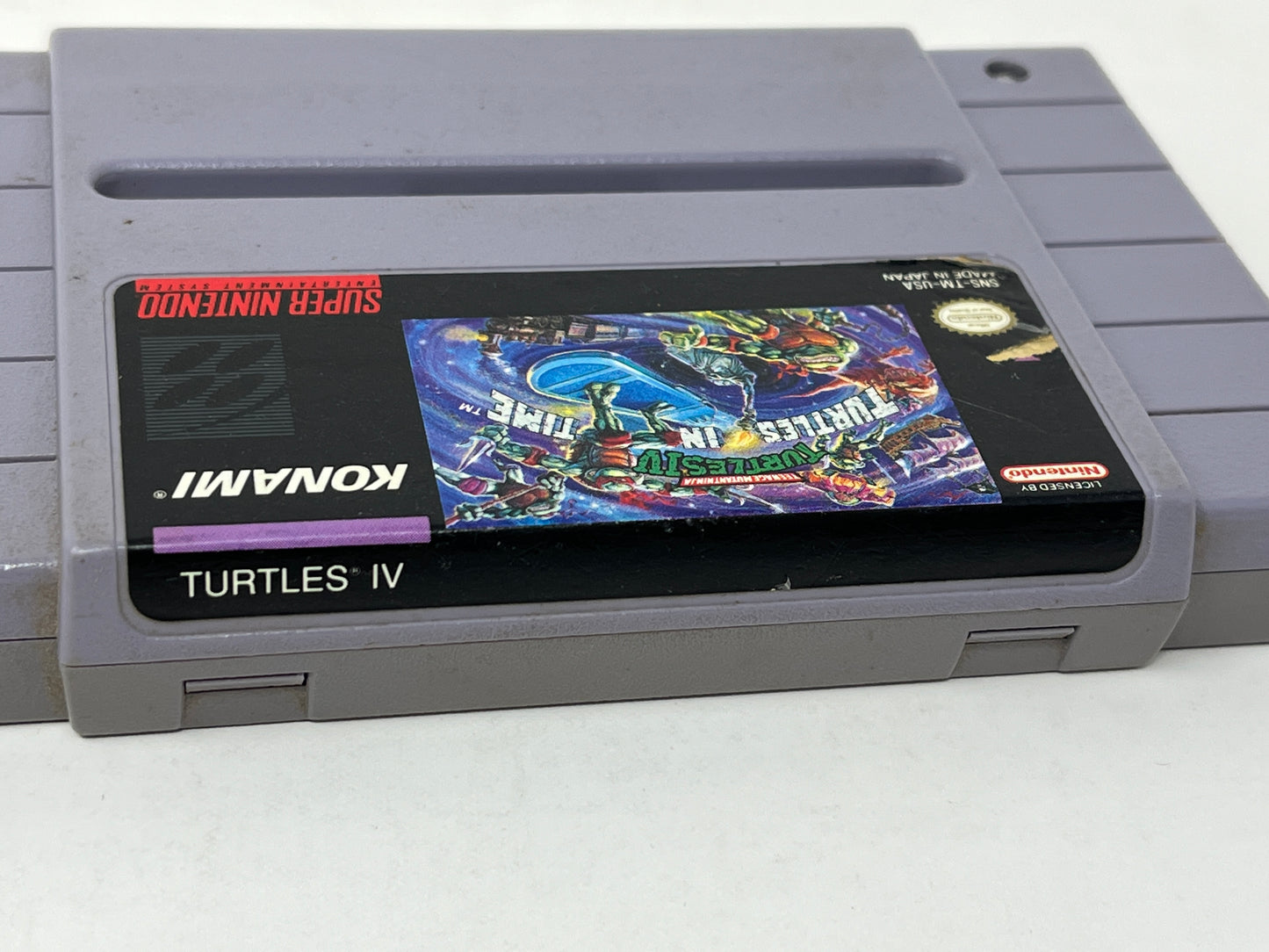 SNES Super Nintendo - TMNT IV 4 Turtles in Time