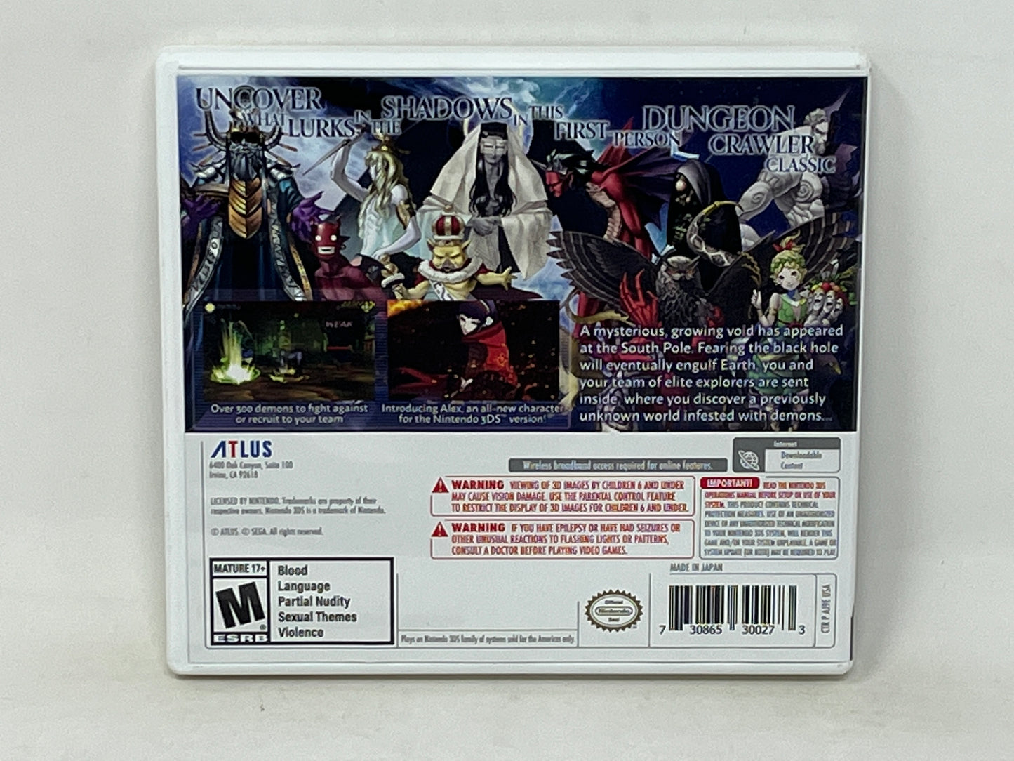 Nintendo 3DS - Shin Megami Tensei: Strange Journey Redux - Complete