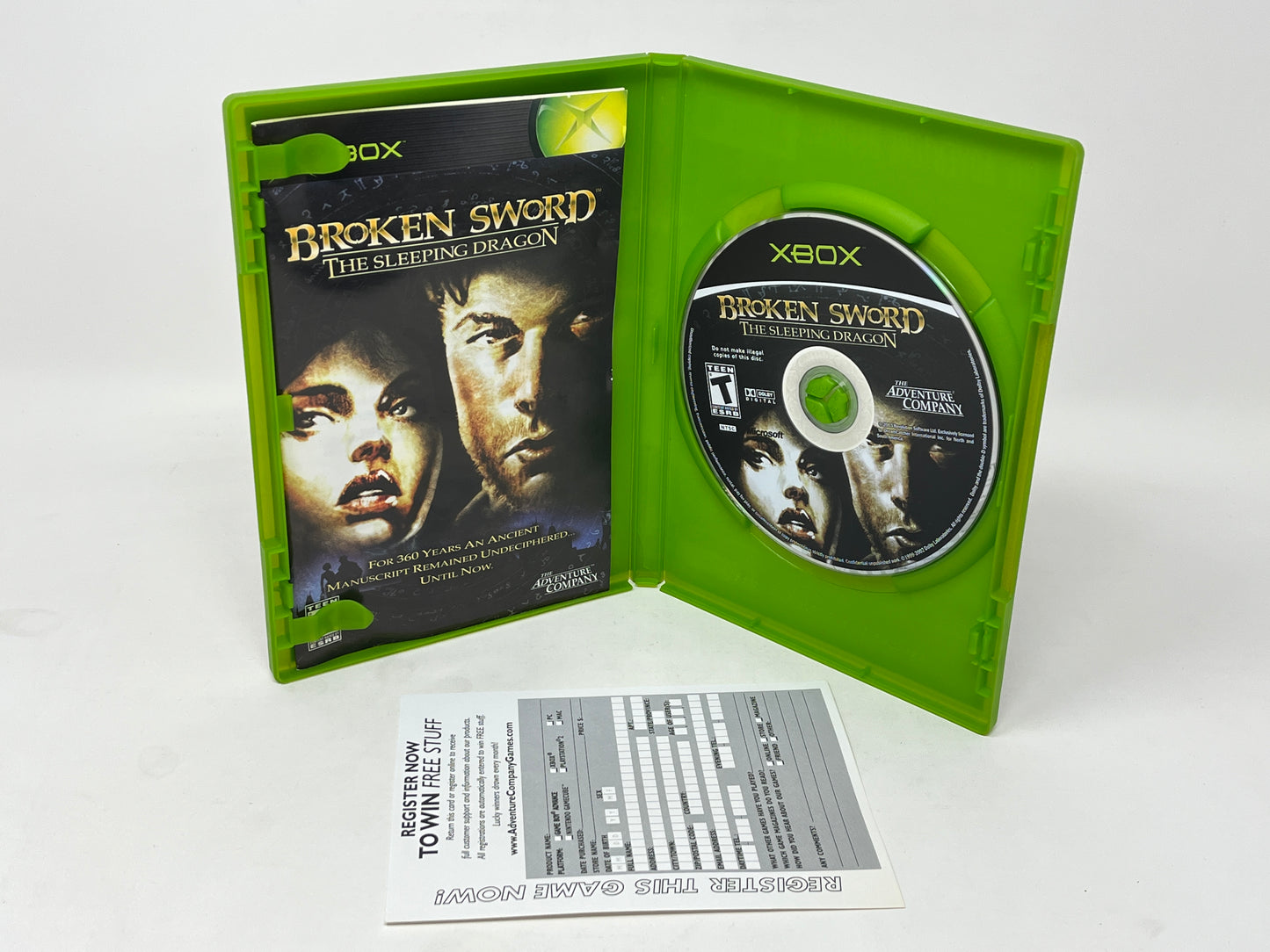 XBox - Broken Sword The Sleeping Dragon - Complete