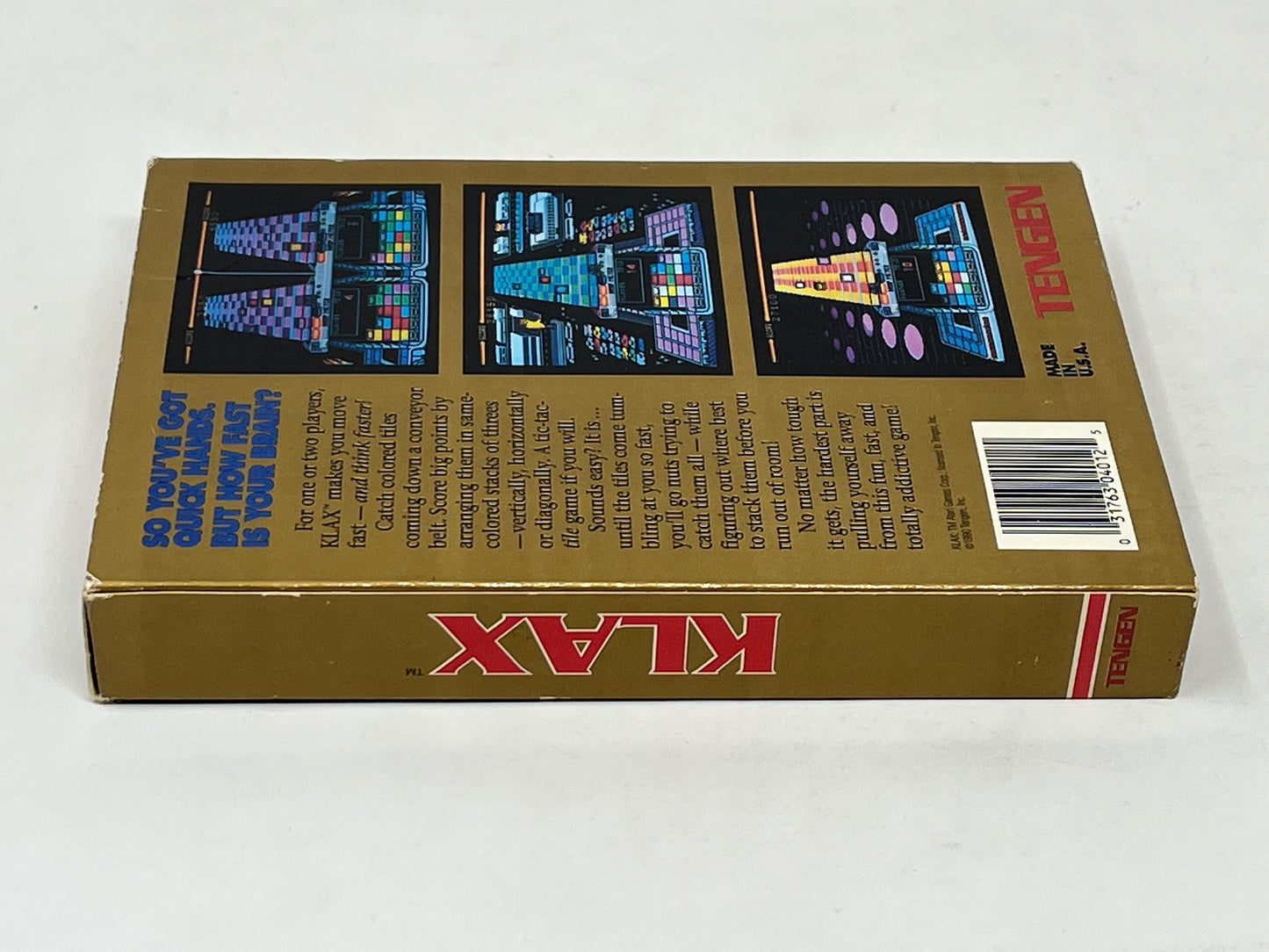 NES Nintendo - Klax - Complete