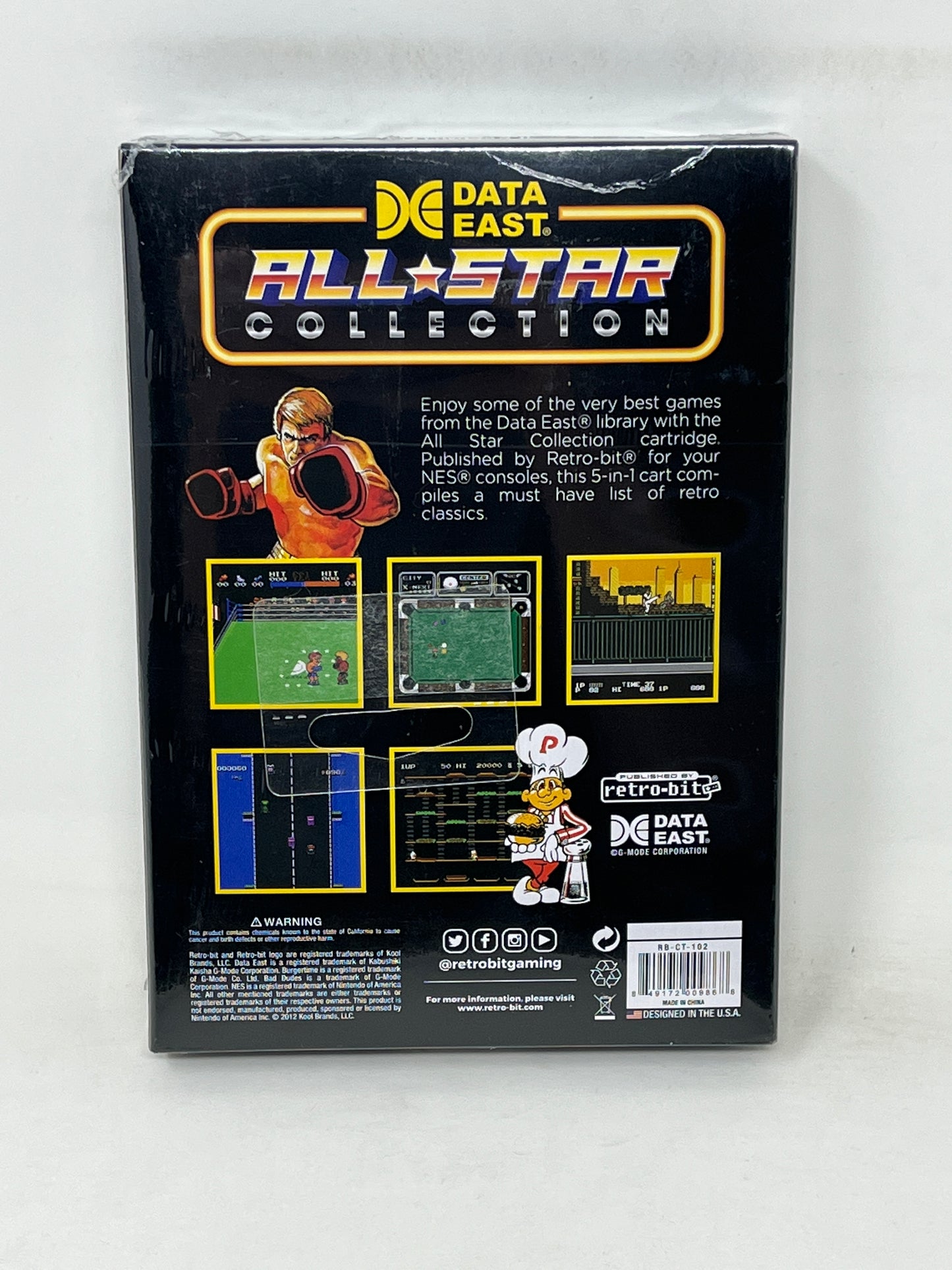 NES Nintendo - Data East All Star Collection (RetroBit) NEW / SEALED