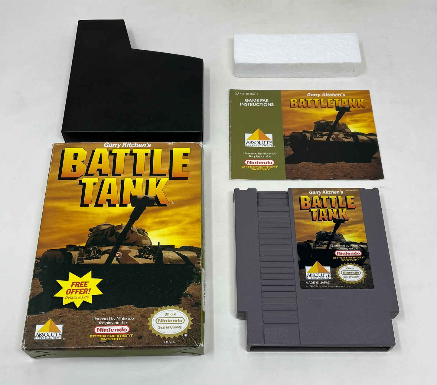 NES Nintendo - Gary Kitchen's BattleTank - Complete