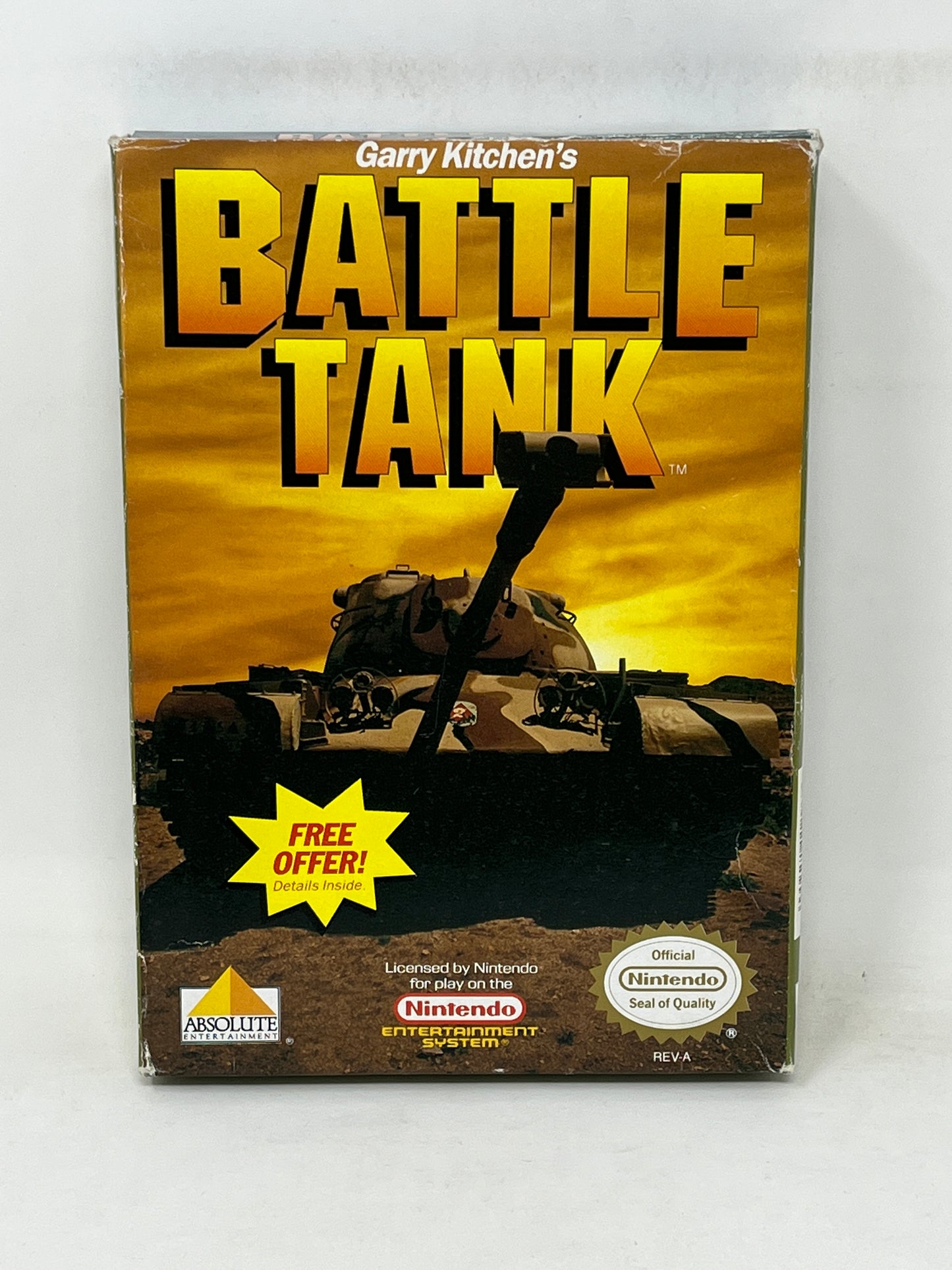 NES Nintendo - Gary Kitchen's BattleTank - Complete