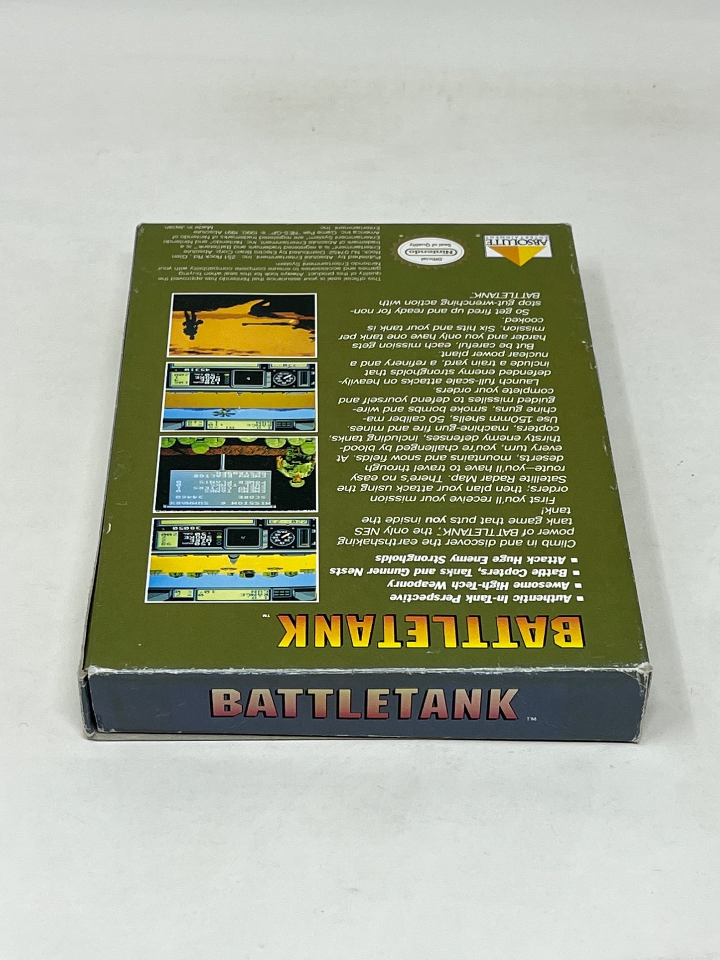 NES Nintendo - Gary Kitchen's BattleTank - Complete