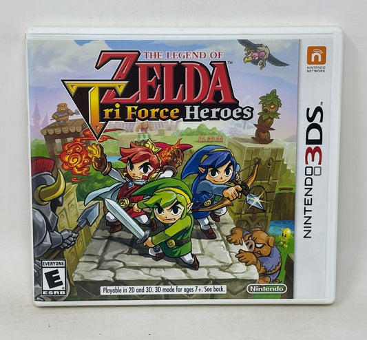 Nintendo 3DS - Legend of Zelda: Tri Force Heroes - Complete