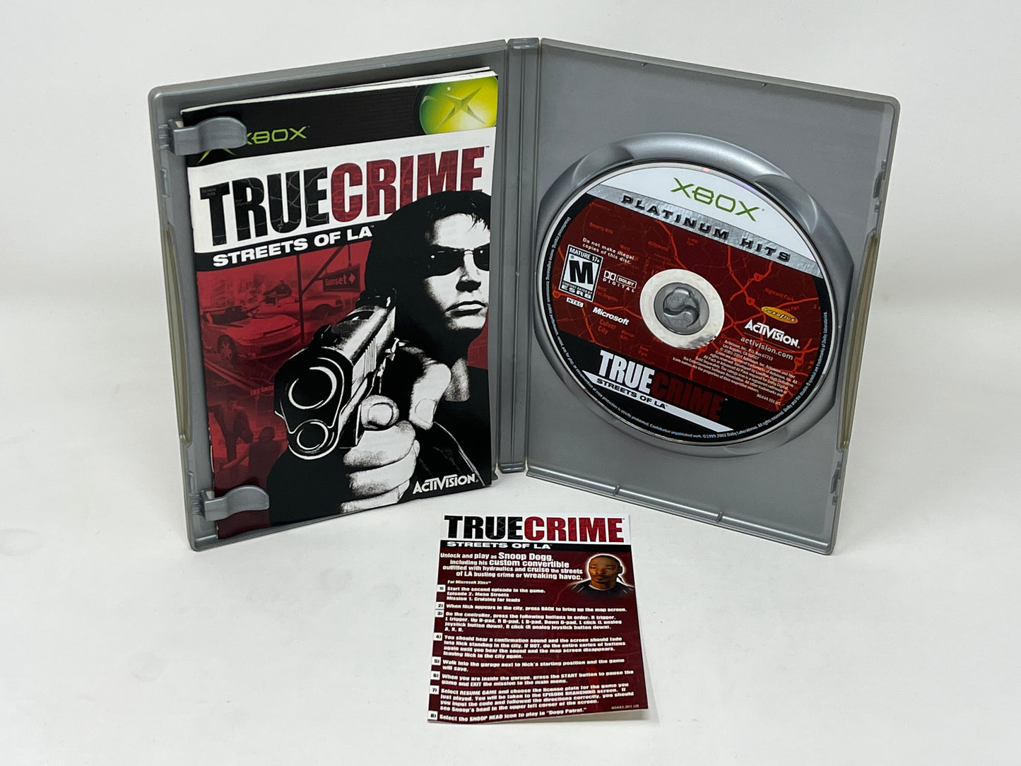 XBox - True Crime Streets of LA (Platinum Hits) Complete