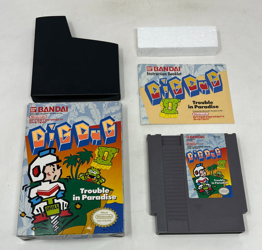 NES Nintendo - Dig Dug II: Trouble in Paradise - Complete