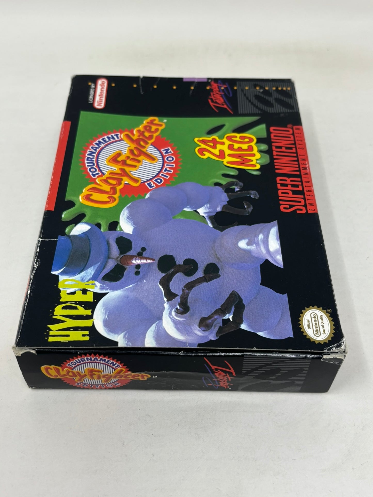SNES Super Nintendo - Clay Fighter Tournament Edition - Complete