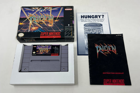 SNES Super Nintendo - Raiden Trad - Complete