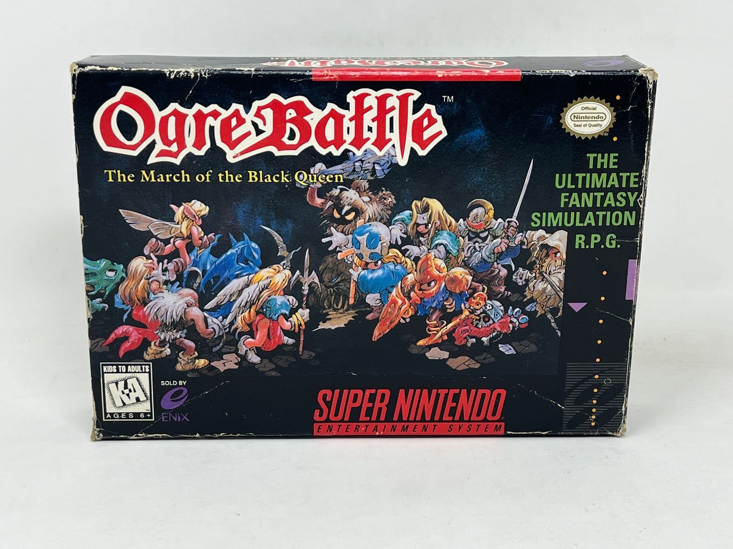 SNES Super Nintendo - Ogre Battle: March of the Black Queen - Complete