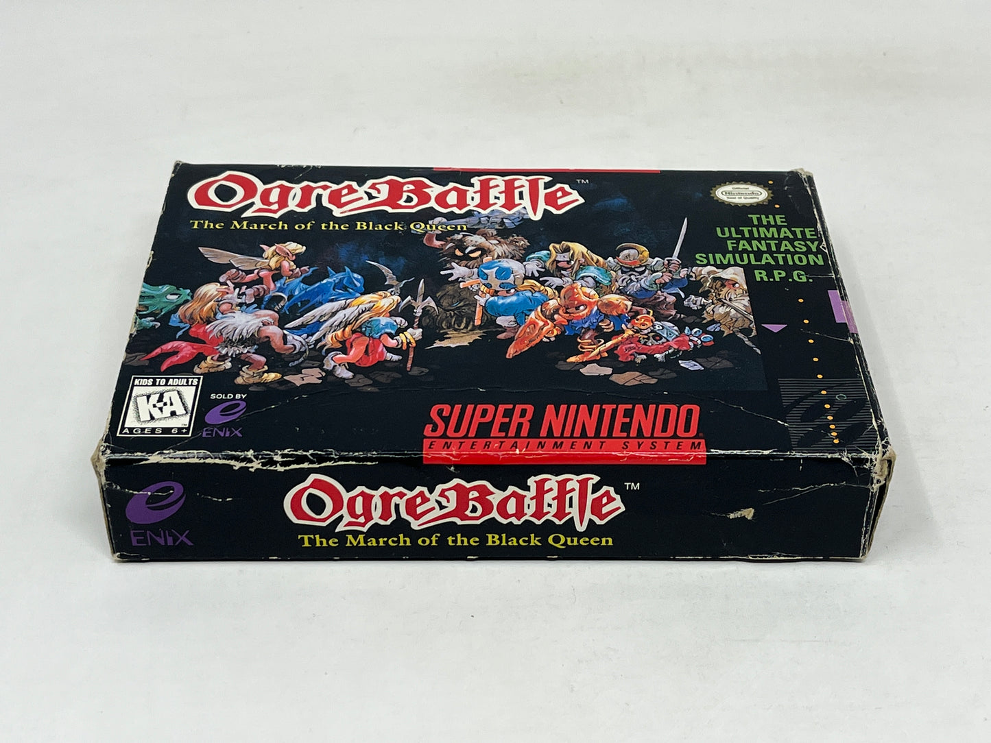 SNES Super Nintendo - Ogre Battle: March of the Black Queen - Complete