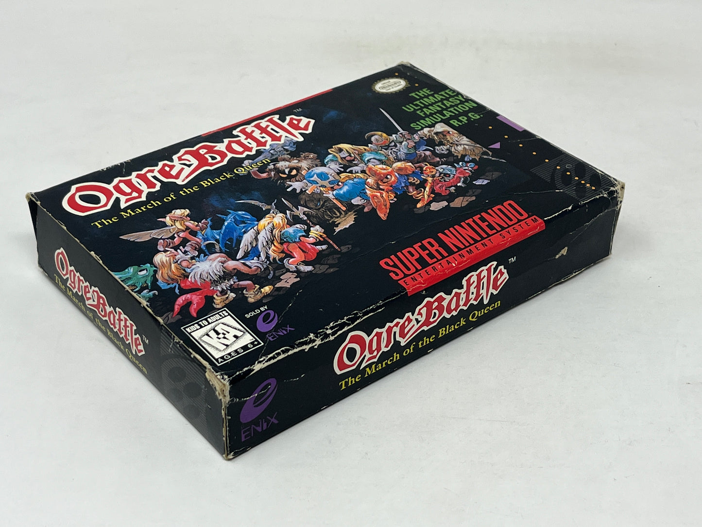 SNES Super Nintendo - Ogre Battle: March of the Black Queen - Complete