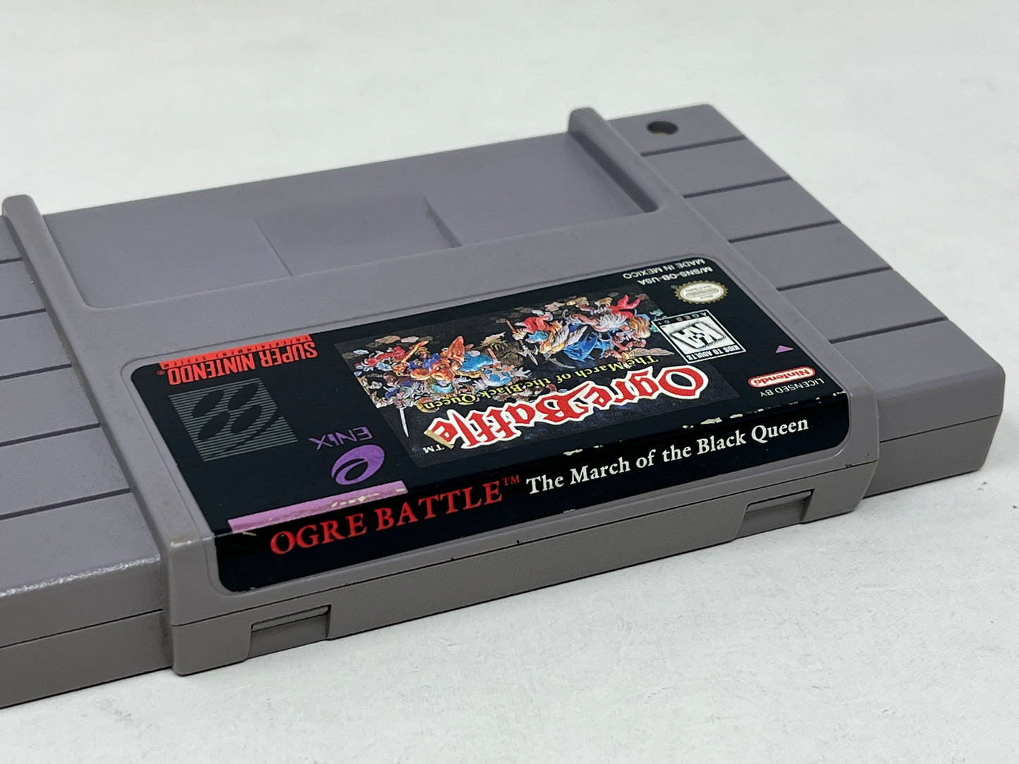 SNES Super Nintendo - Ogre Battle: March of the Black Queen - Complete