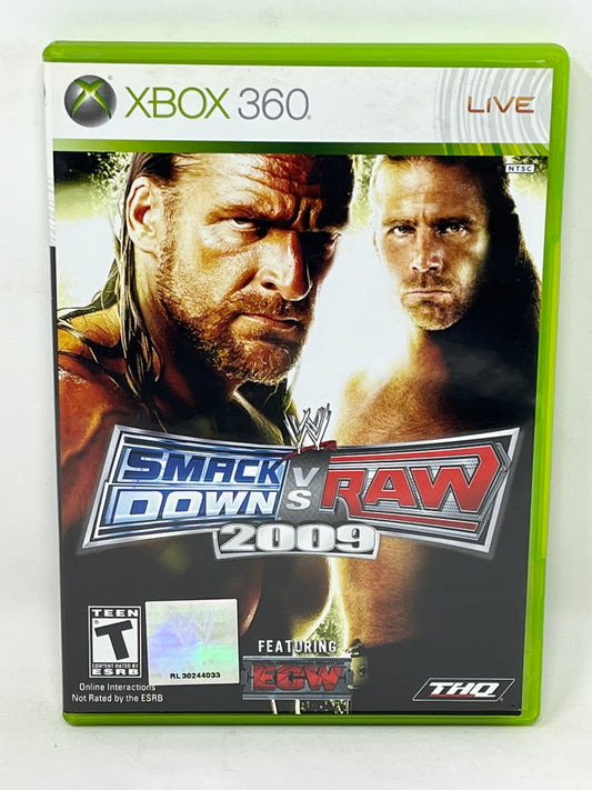 XBox 360 - WWE Smackdown vs Raw 2009 - Complete