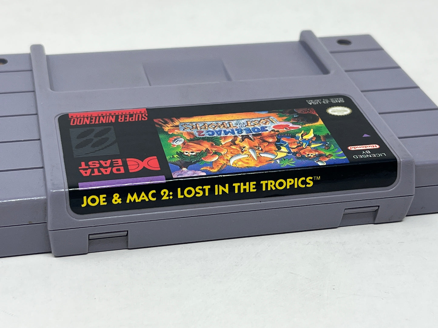 SNES Super Nintendo - Joe & Mac 2: Lost in the Tropics - Complete