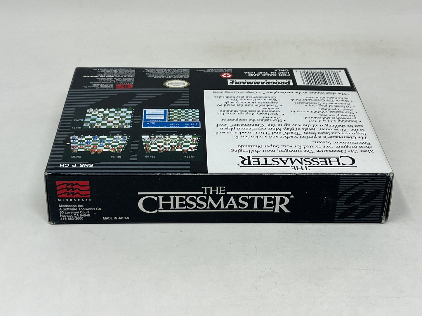 SNES Super Nintendo - The Chessmaster - Complete