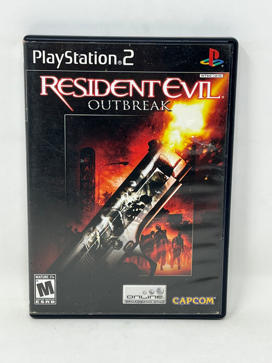 Sony PlayStation 2 PS2 - Resident Evil Outbreak - Complete