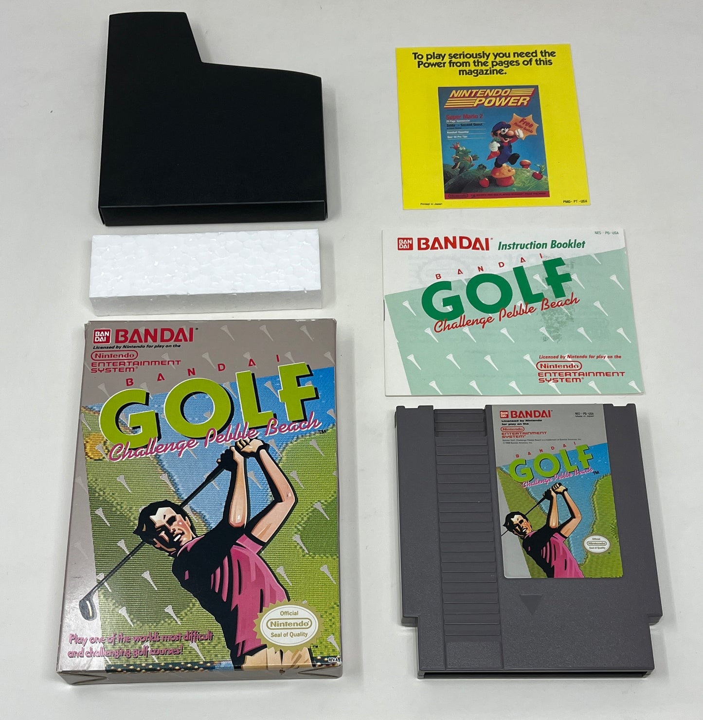 NES Nintendo - Bandai Golf Challenge Pebble Beach - Complete