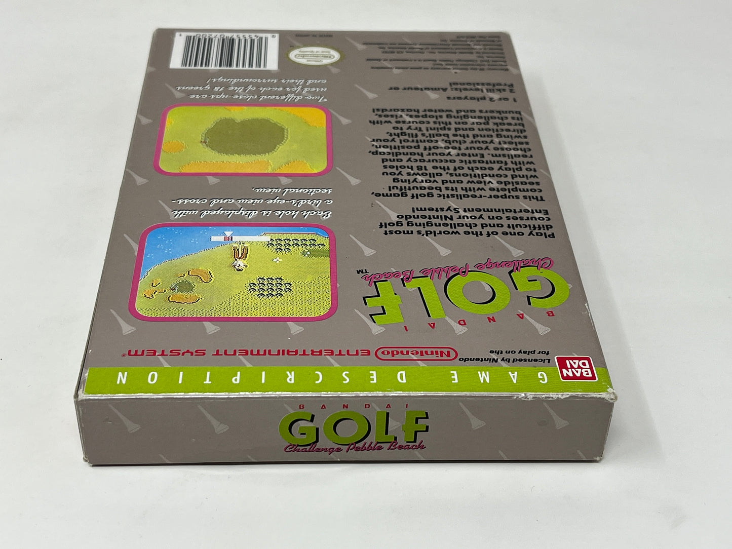 NES Nintendo - Bandai Golf Challenge Pebble Beach - Complete