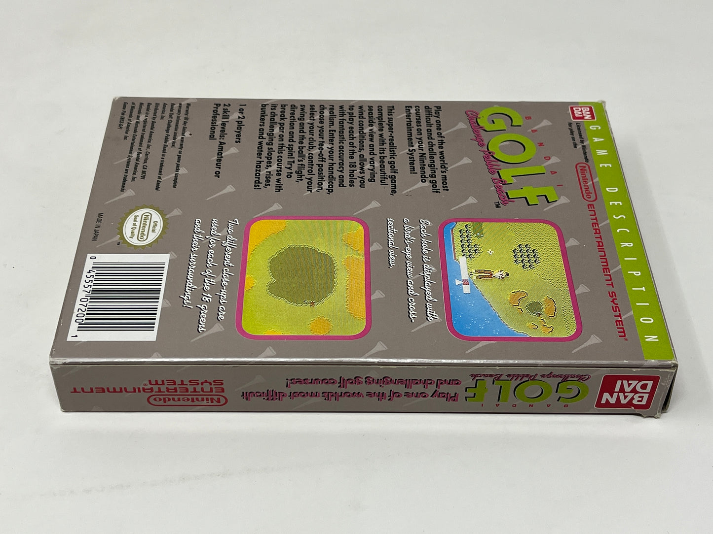 NES Nintendo - Bandai Golf Challenge Pebble Beach - Complete