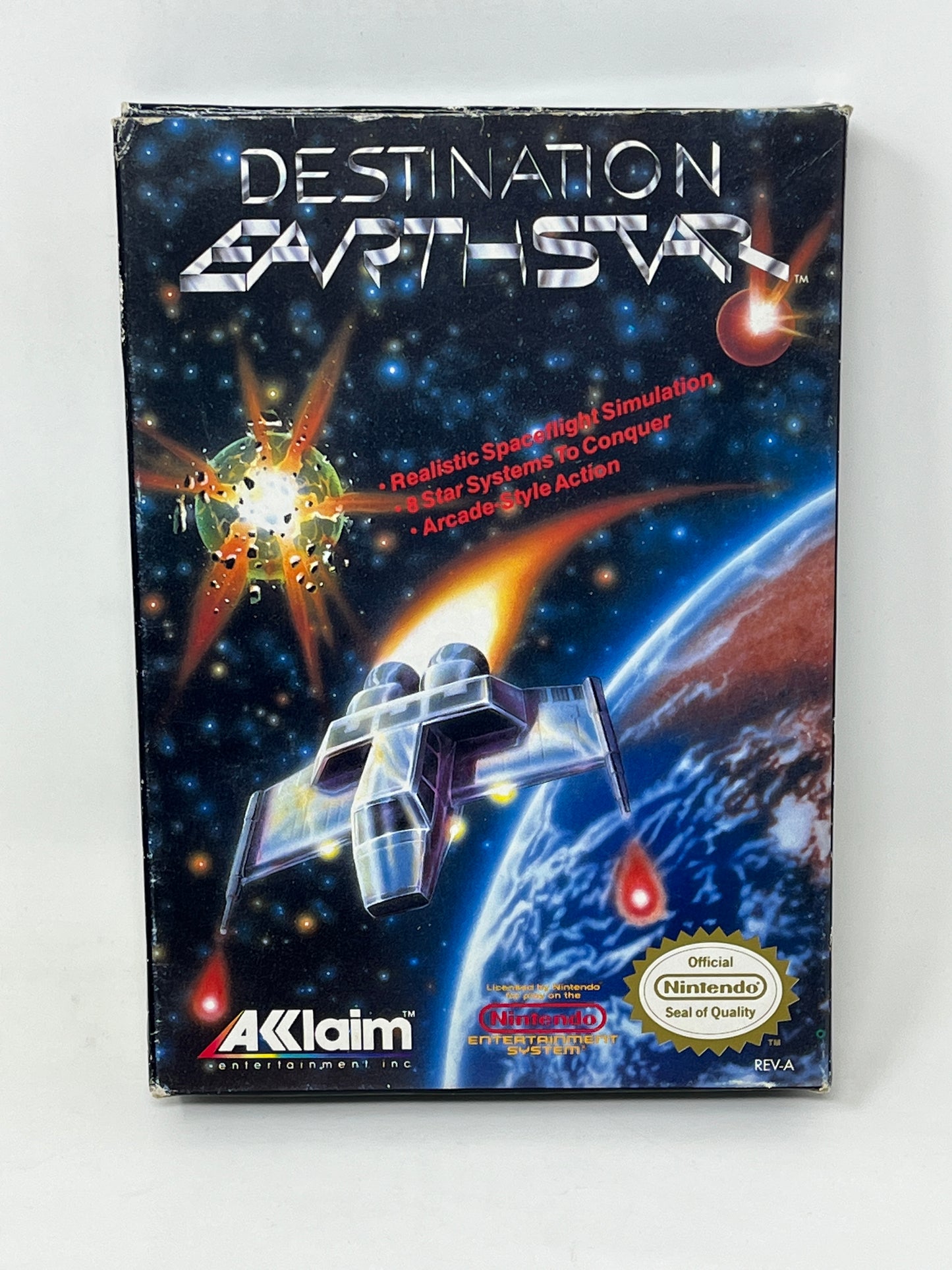 NES Nintendo - Destination Earthstar - CIB Complete in Box