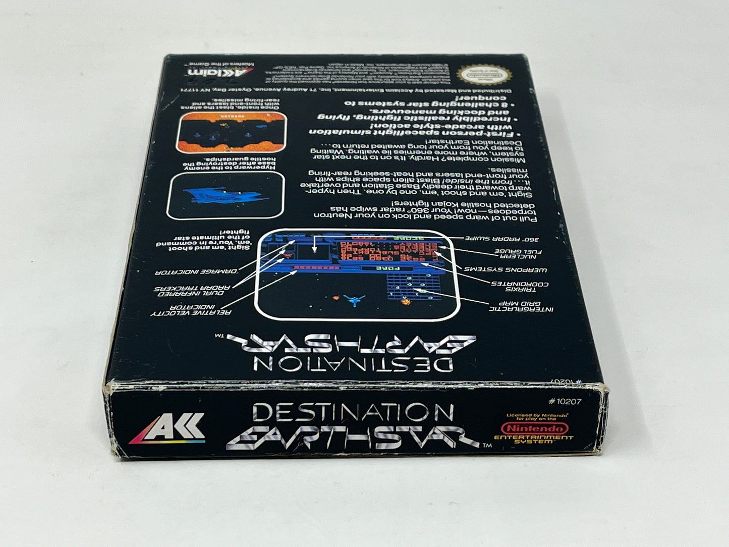 NES Nintendo - Destination Earthstar - CIB Complete in Box