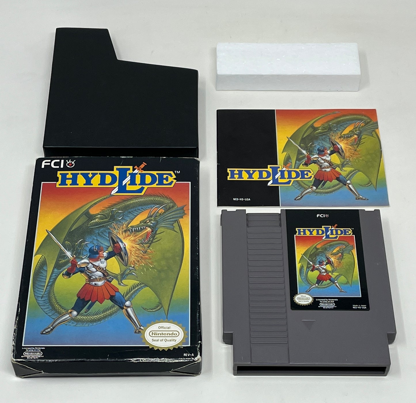 NES Nintendo - Hydlide - Complete