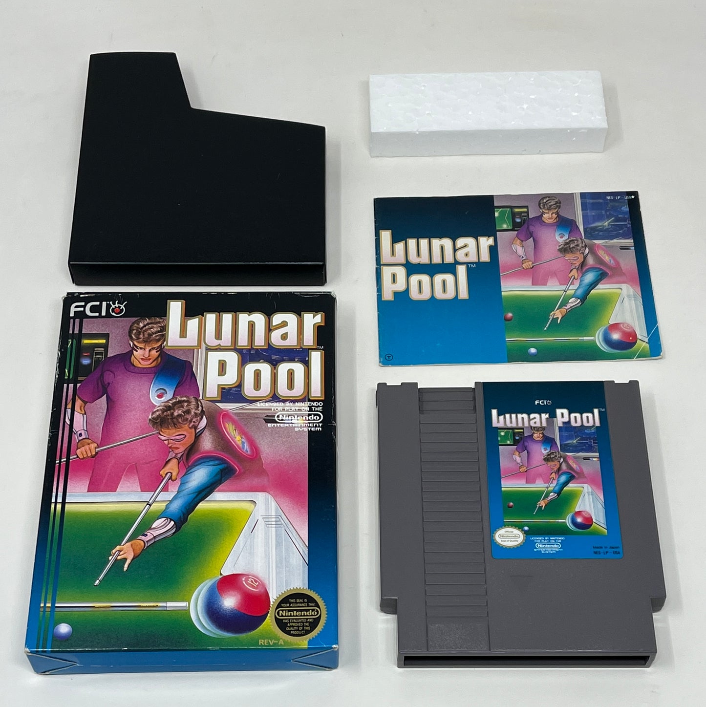 NES Nintendo - Lunar Pool - Complete