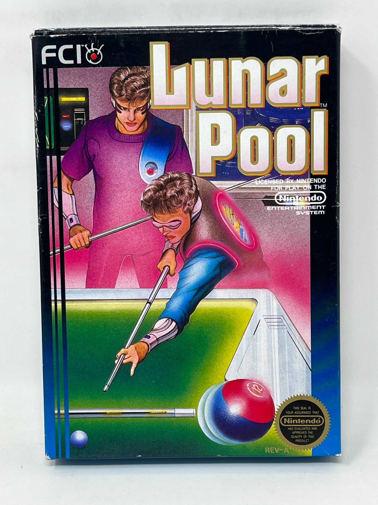 NES Nintendo - Lunar Pool - Complete