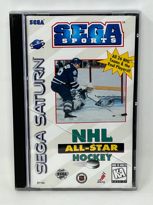 Sega Saturn - NHL All Star Hockey - Complete