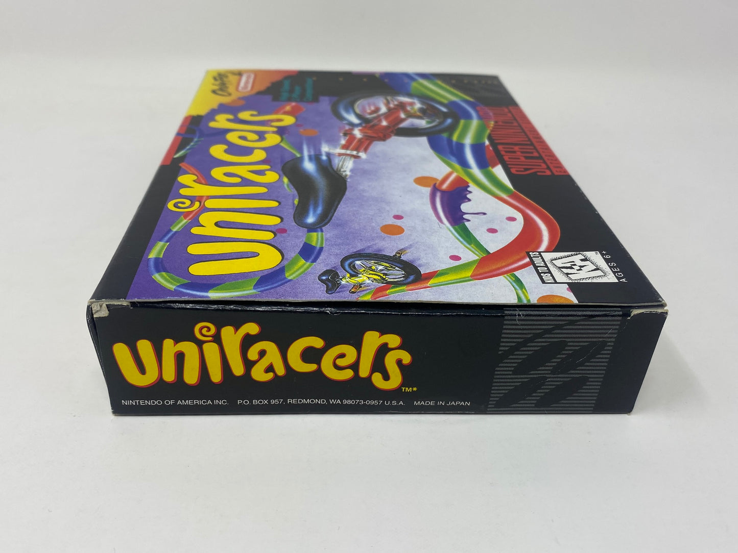 SNES Super Nintendo - Uniracers - Complete in Box