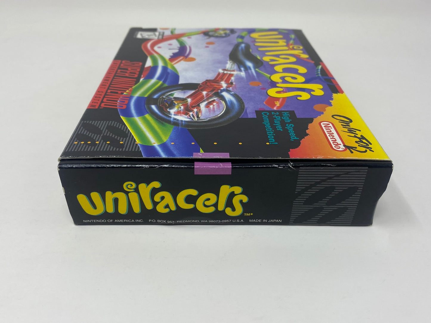 SNES Super Nintendo - Uniracers - Complete in Box